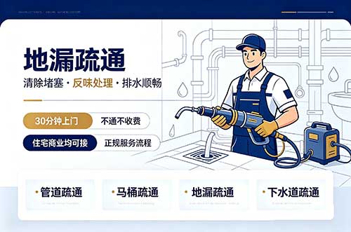义马地漏疏通